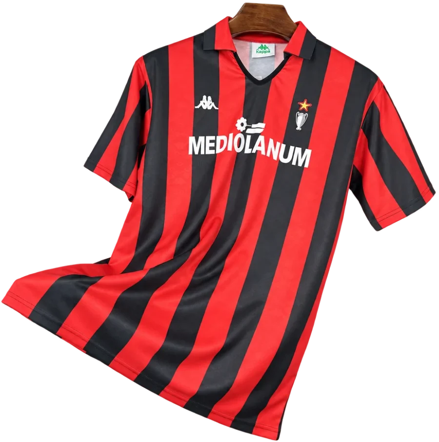 AC Mailand Retro-Trikot 1988/89 Heim – Vorderseite