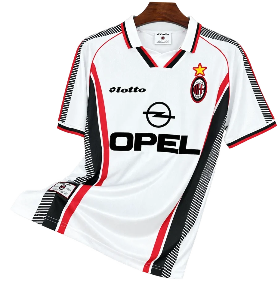AC Mailand Retro-Trikot 1997/98 Auswärts – Vorderseite