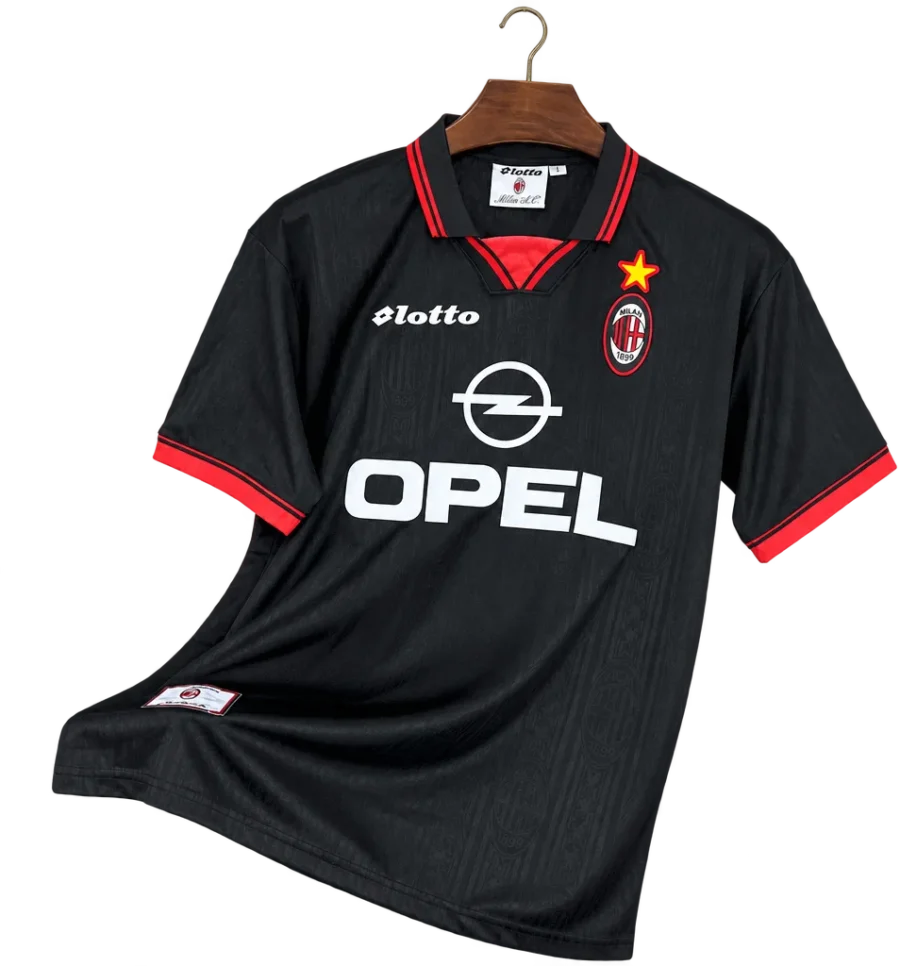 AC Mailand Retro-Trikot 1997/98 Ausweich – Vorderseite