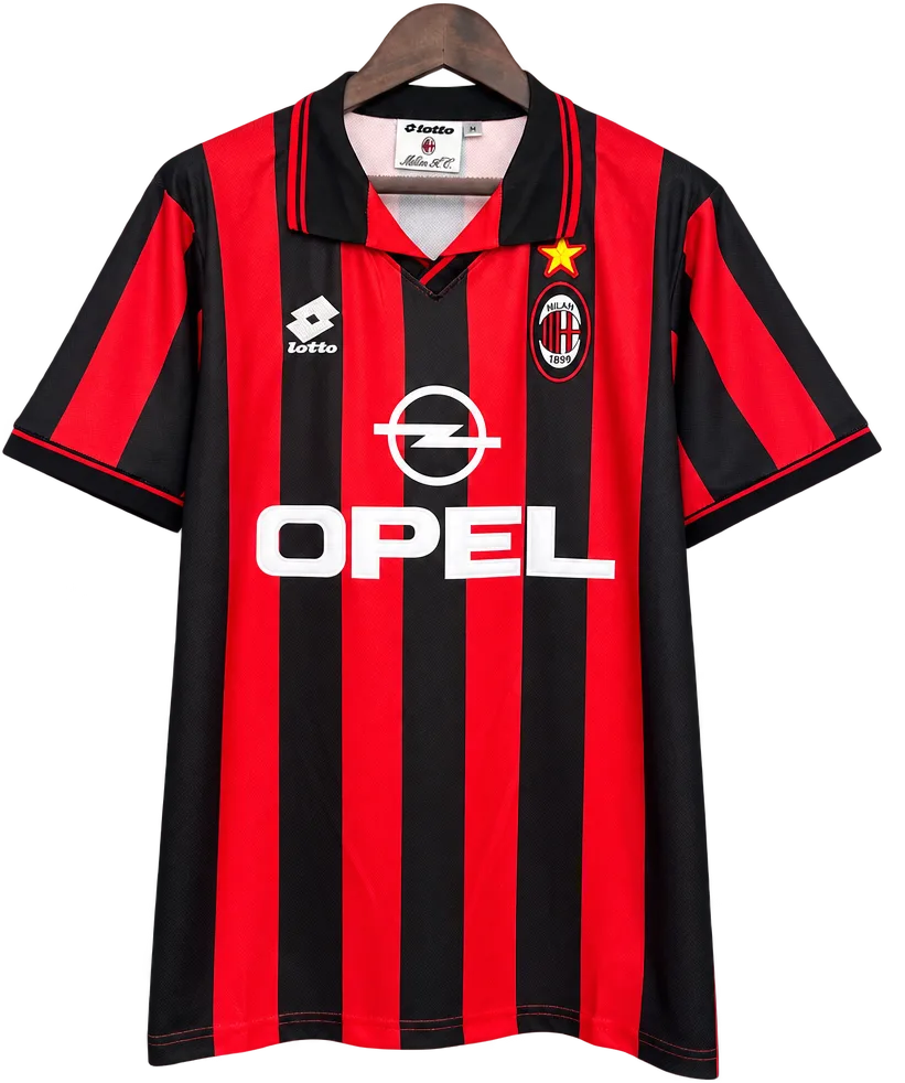 AC Mailand Retro-Trikot 1997/98 Heim – Vorderseite