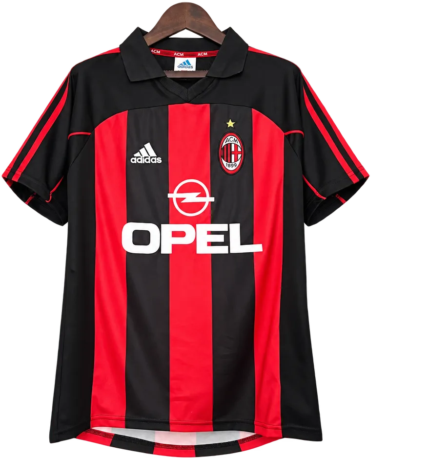 AC Mailand Retro-Trikot 2001/02 Heim – Vorderseite