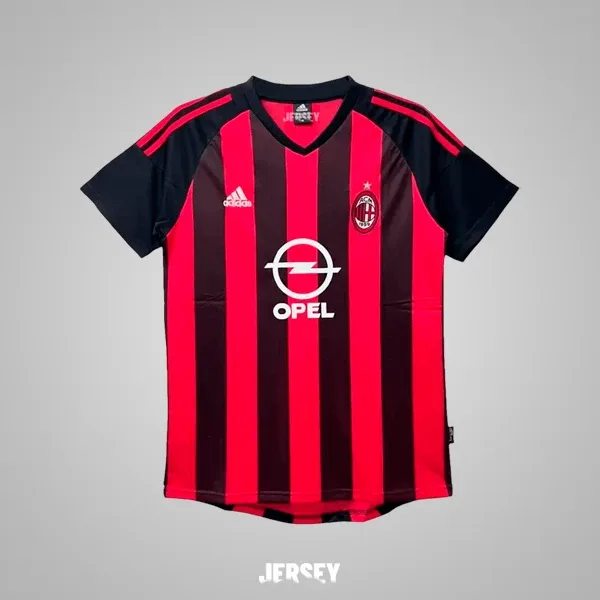 AC Mailand Retro-Trikot 2002/03 Heim – Vorderseite
