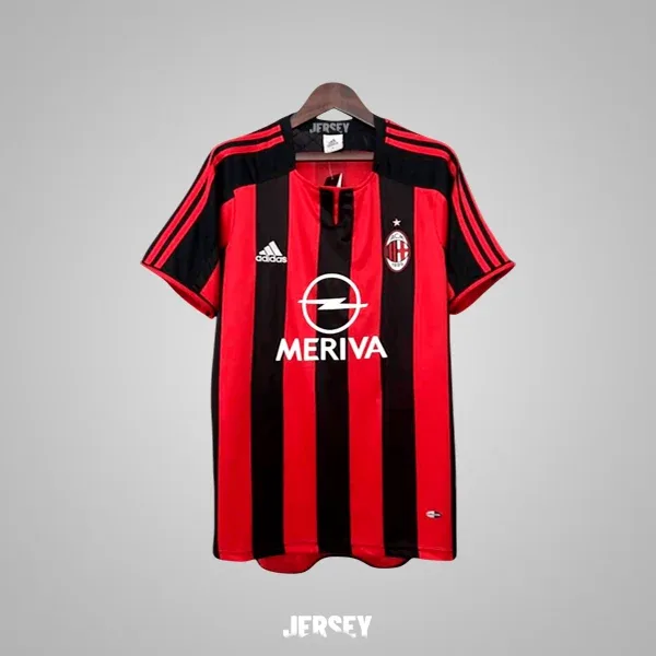 AC Mailand Retro-Trikot 2003/04 Heim – Vorderseite