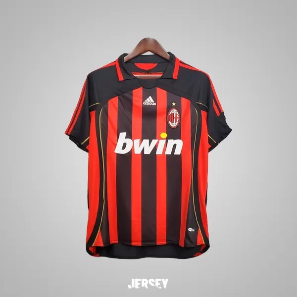 AC Mailand Retro-Trikot 2006/07 Heim – Vorderseite
