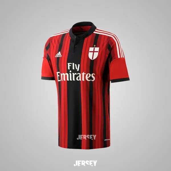 AC Mailand Retro-Trikot 2014/15 Heim – Vorderseite