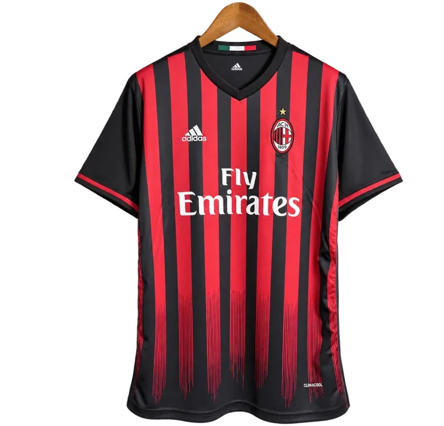 AC Mailand Retro-Trikot 2016/17 Heim – Vorderseite