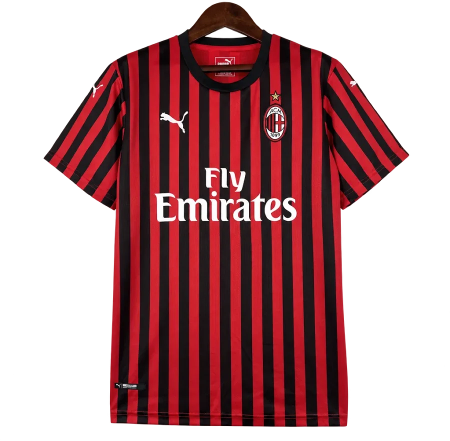 AC Mailand Retro-Trikot 2019/20 Heim – Vorderseite