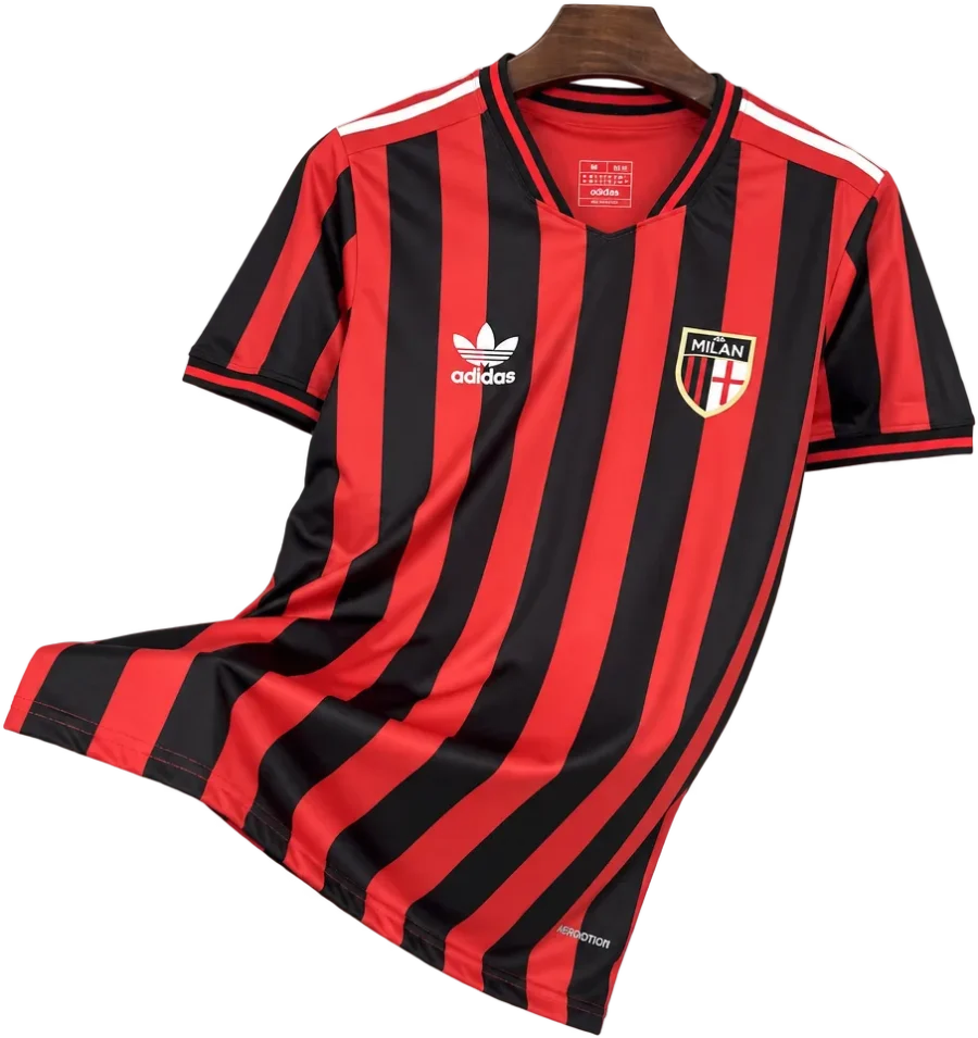 AC Mailand Retro-Trikot 2024/25 Heim – Vorderseite