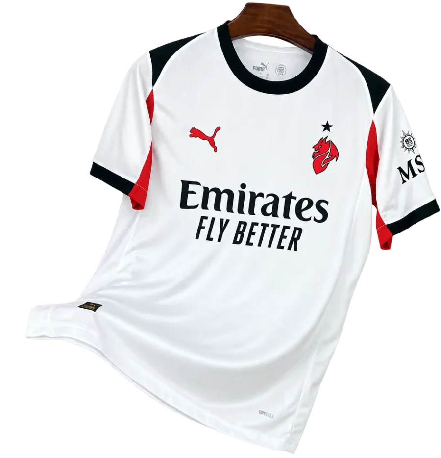 AC Mailand Retro-Trikot 2025/26 Auswärts – Vorderseite
