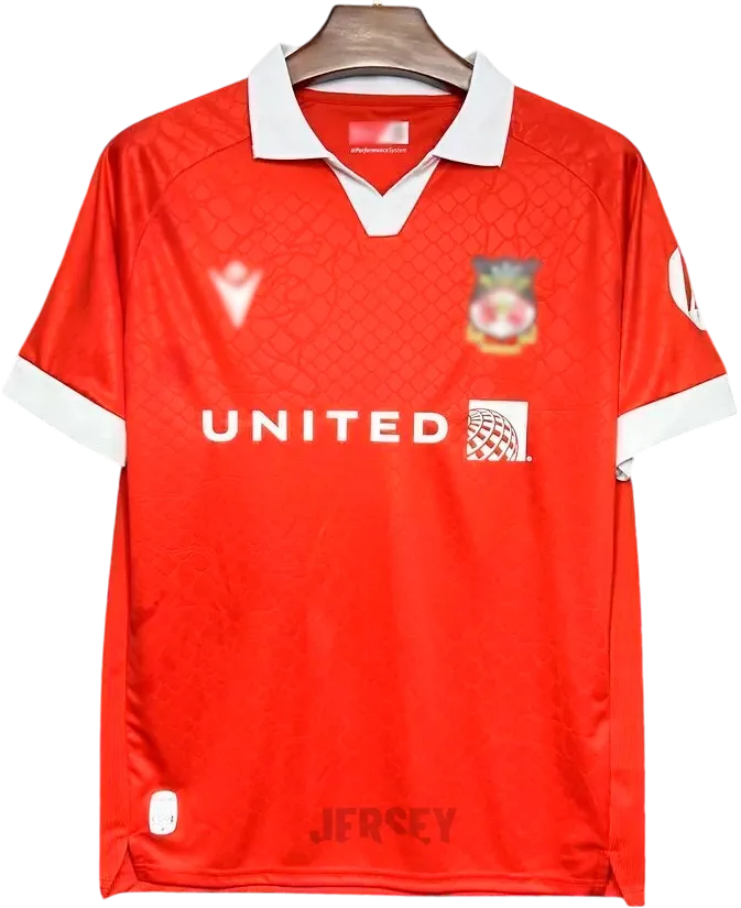 AFC Wrexham Retro-Trikot 2024/25 Heim – Vorderseite