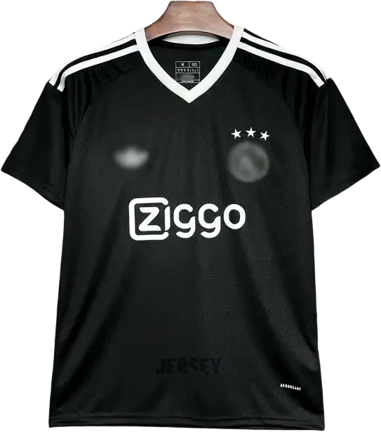 Ajax Amsterdam Retro-Trikot 2024/25 Training schwarz – Vorderseite