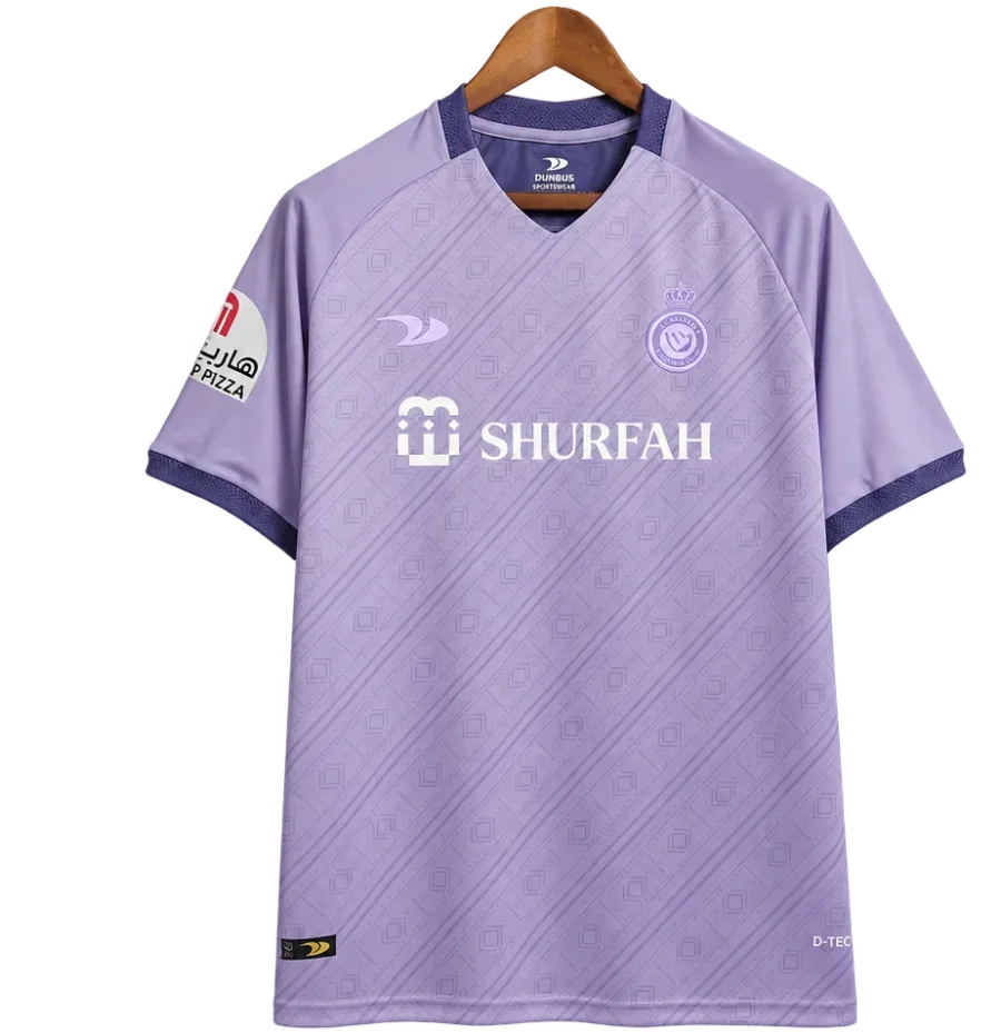 Al-Nassr Retro-Trikot 2022/23 Ausweich – Vorderseite