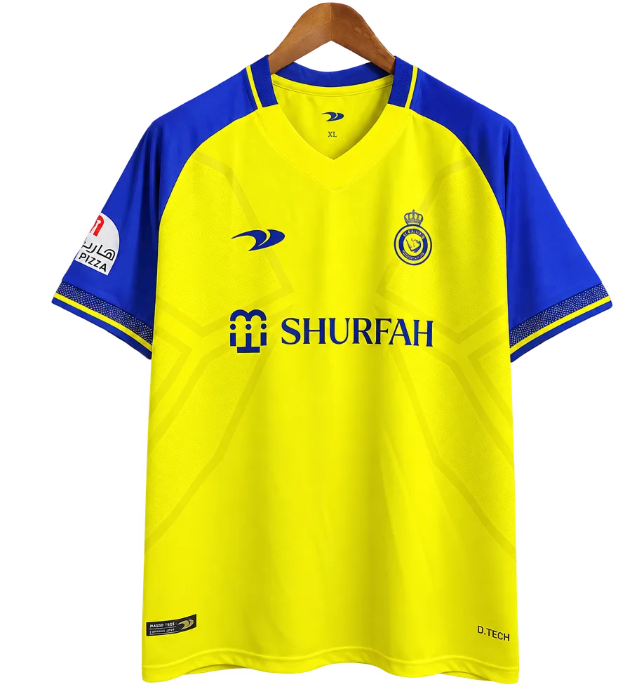 Al-Nassr Retro-Trikot 2022/23 Heim – Vorderseite