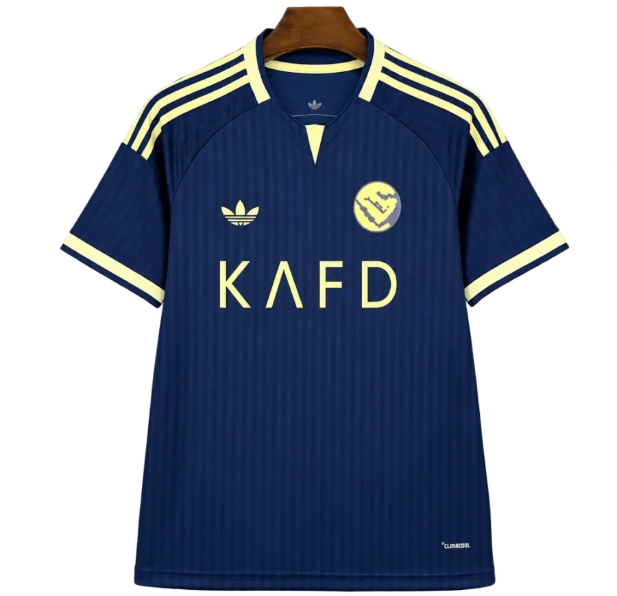 Al-Nassr Retro-Trikot 2026/27 Auswärts – Vorderseite
