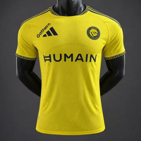 Al-Nassr Retro-Trikot 2026/27 Heim Sponsor HUMAIN