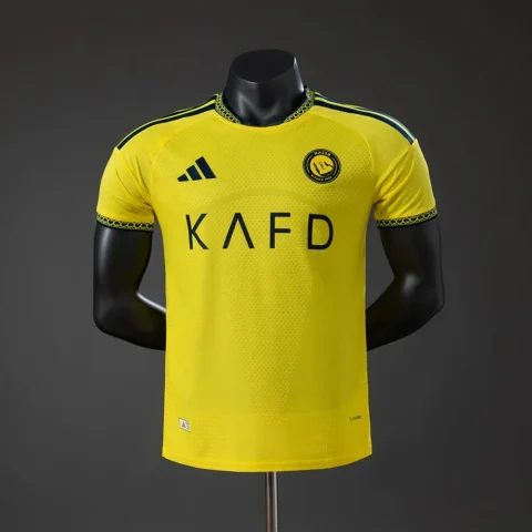 Al-Nassr Retro-Trikot 2026/27 Heim Sponsor KAFD