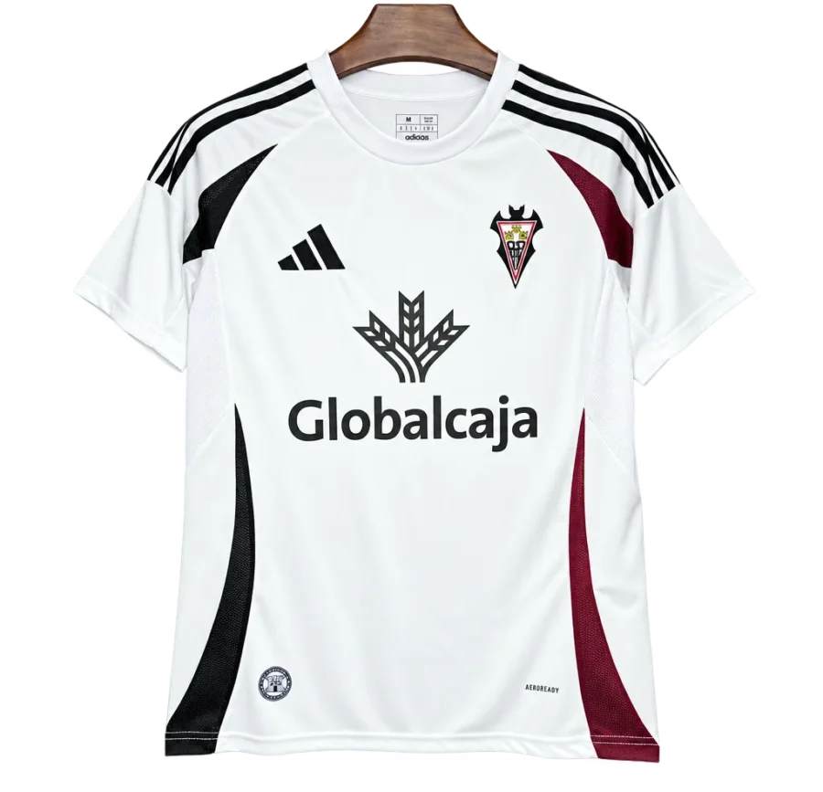 Albacete Balompié Retro-Trikot 2024/25 Heim – Vorderseite