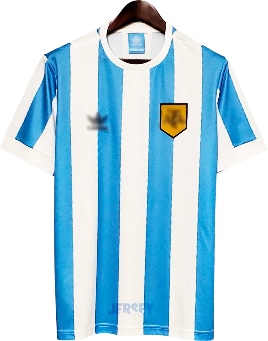 Argentinien Retro-Trikot 1978 Heim – Vorderseite