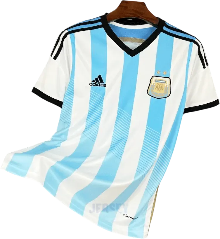 Argentinien Retro-Trikot 2014 Heim – Vorderseite