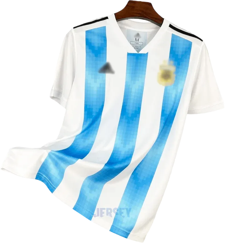 Argentinien Retro-Trikot 2018 Heim – Vorderseite