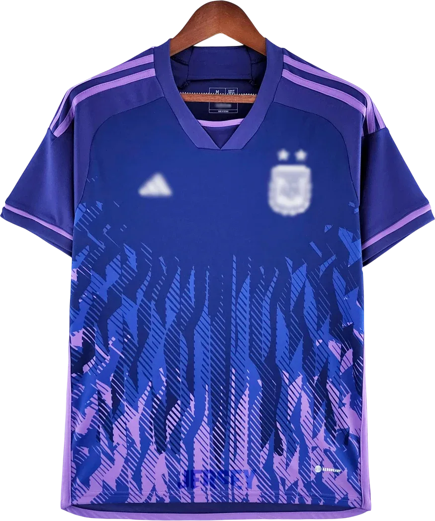 Argentinien Retro-Trikot 2022 Auswärts – Vorderseite