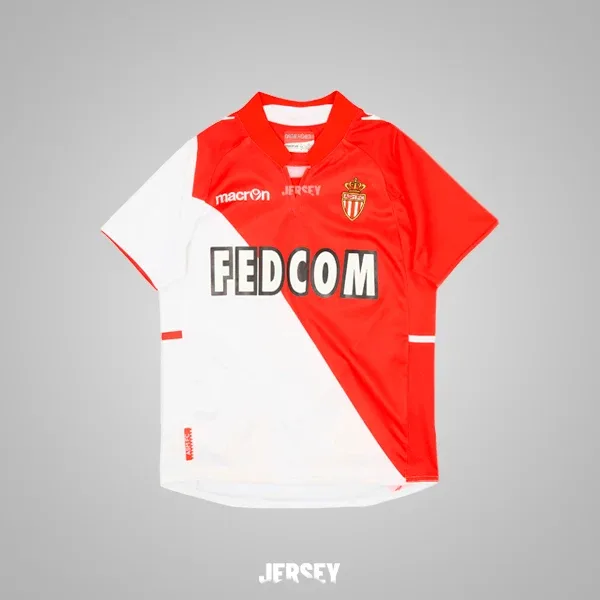 AS Monaco Retro-Trikot 2013/14 Heim – Vorderseite