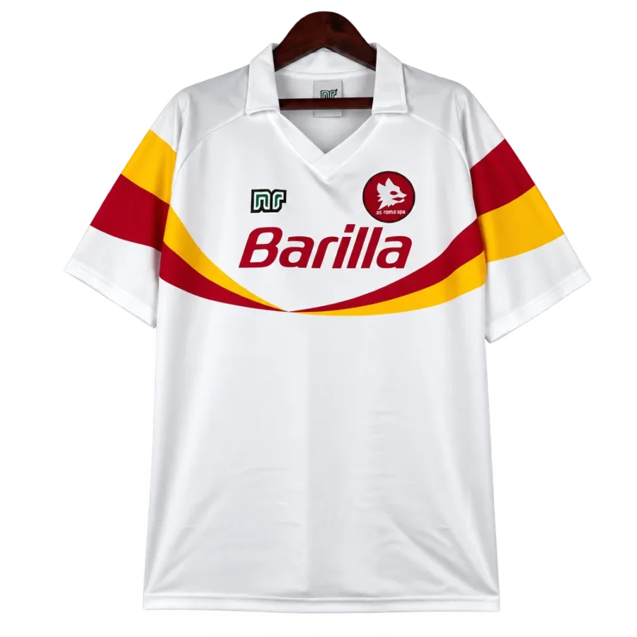 AS Rom Retro-Trikot 1990/91 Auswärts – Vorderseite