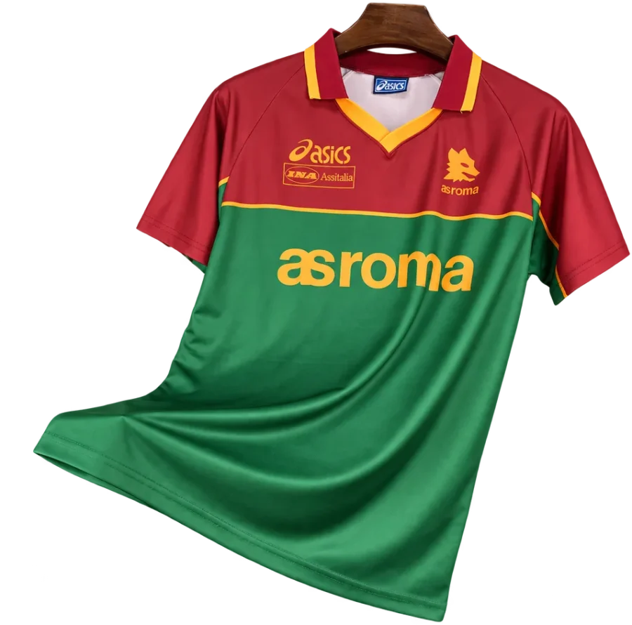 AS Rom Retro-Trikot 1995/96 Training – Vorderseite