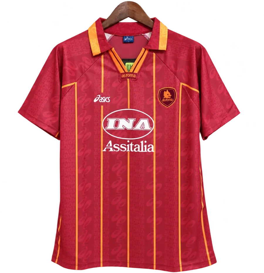 AS Rom Retro-Trikot 1996/97 Heim – Vorderseite