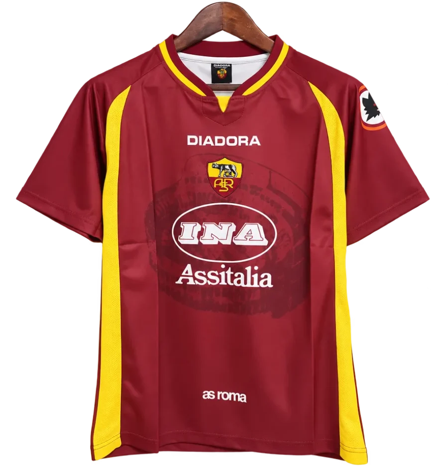 AS Rom Retro-Trikot 1997/98 Heim – Vorderseite