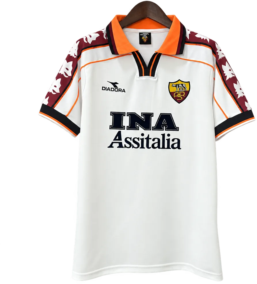 AS Rom Retro-Trikot 1998/99 Auswärts – Vorderseite