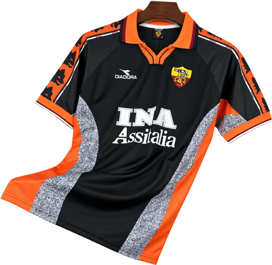AS Rom Retro-Trikot 1998/99 Ausweich – Vorderseite