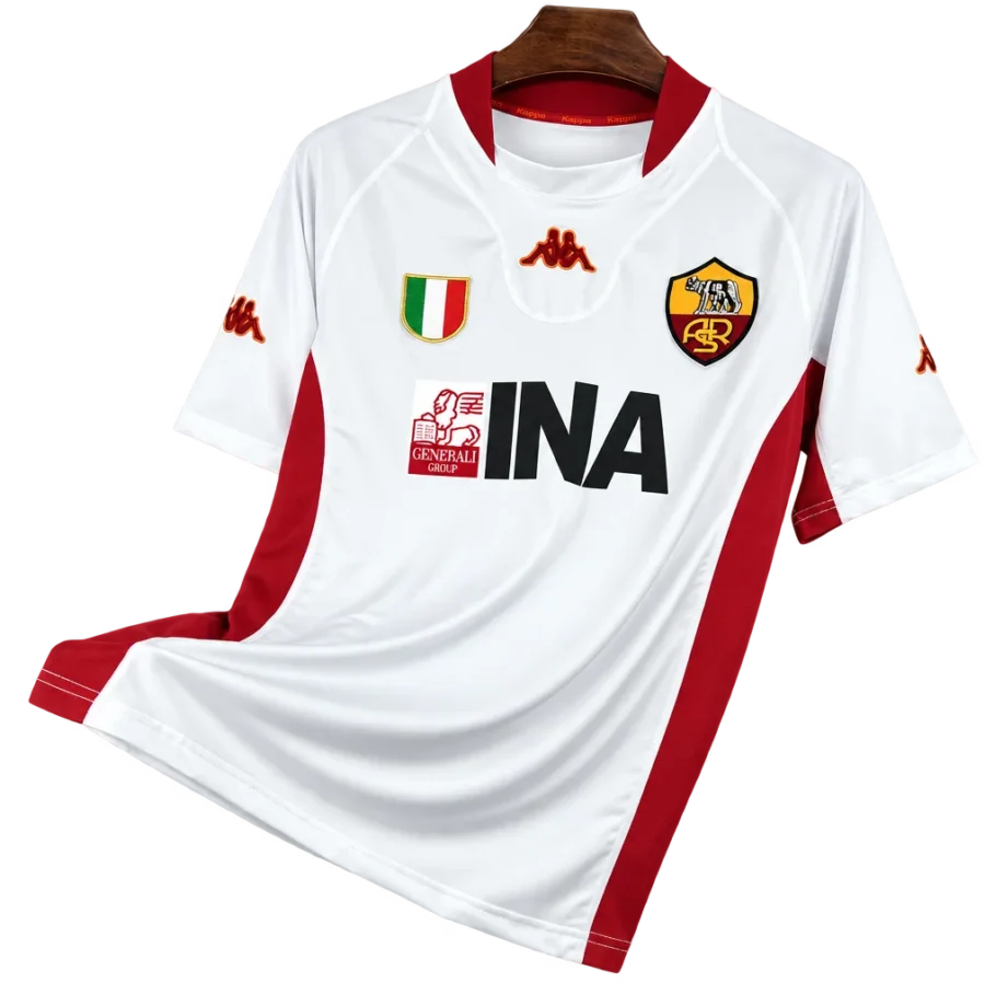 AS Rom Retro-Trikot 2001/02 Auswärts – Vorderseite