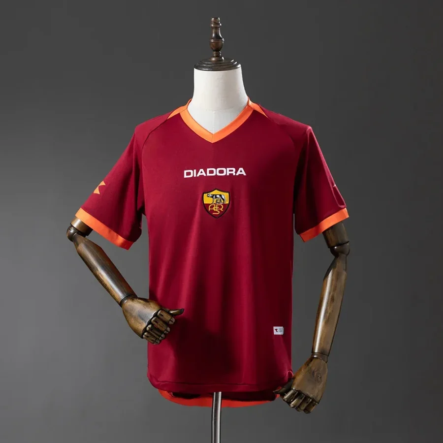 AS Rom Retro-Trikot 2006/07 Heim – Vorderseite