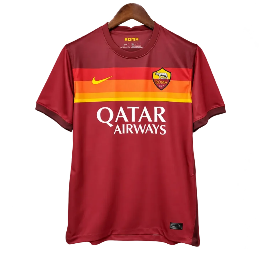 AS Rom Retro-Trikot 2020/21 Heim – Vorderseite