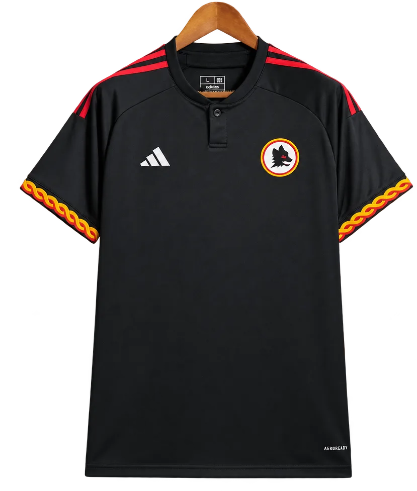 AS Rom Retro-Trikot 2023/24 Ausweich – Vorderseite