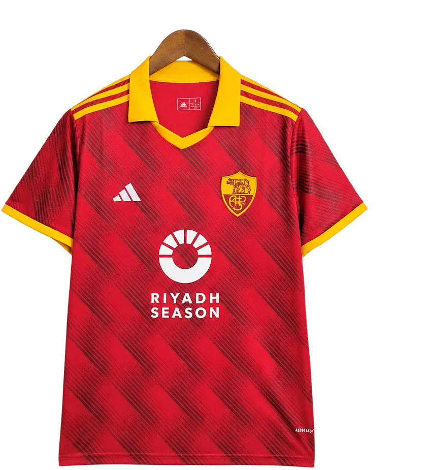 AS Rom Retro-Trikot 2023/24 Viertes Trikot – Vorderseite