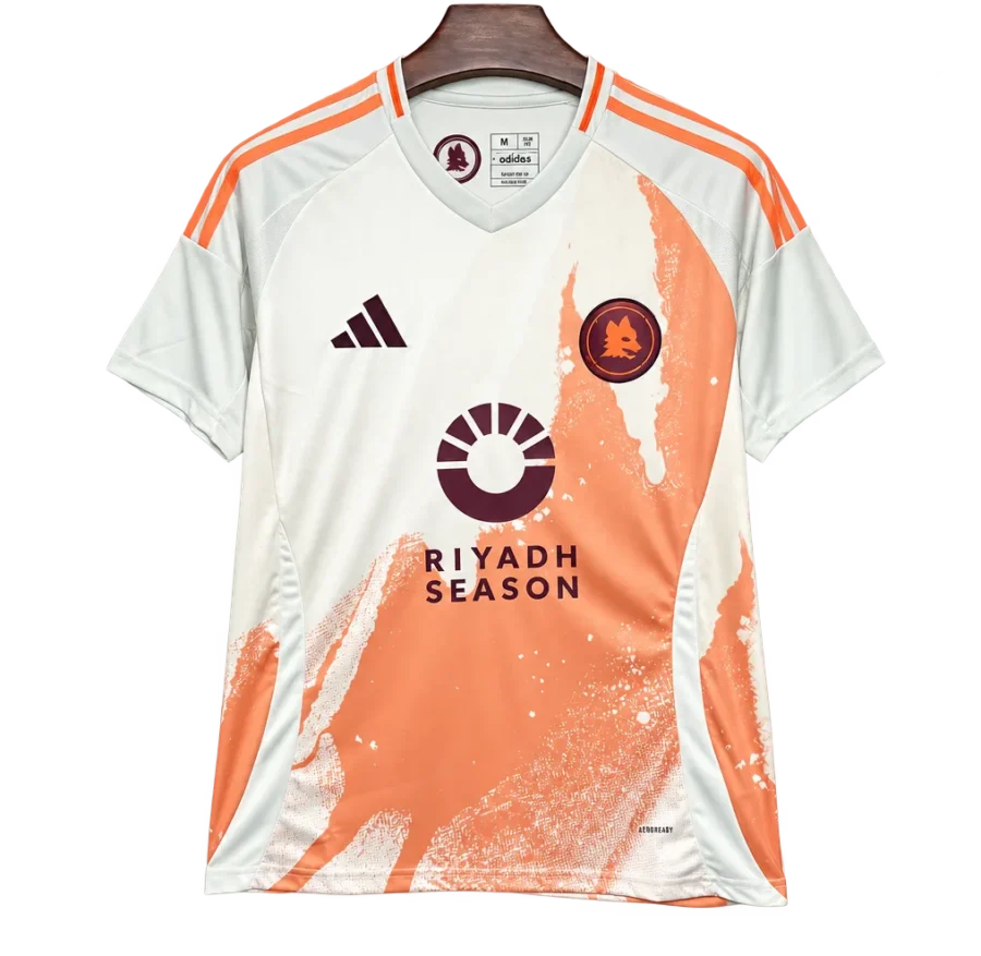AS Rom Retro-Trikot 2024/25 Auswärts – Vorderseite