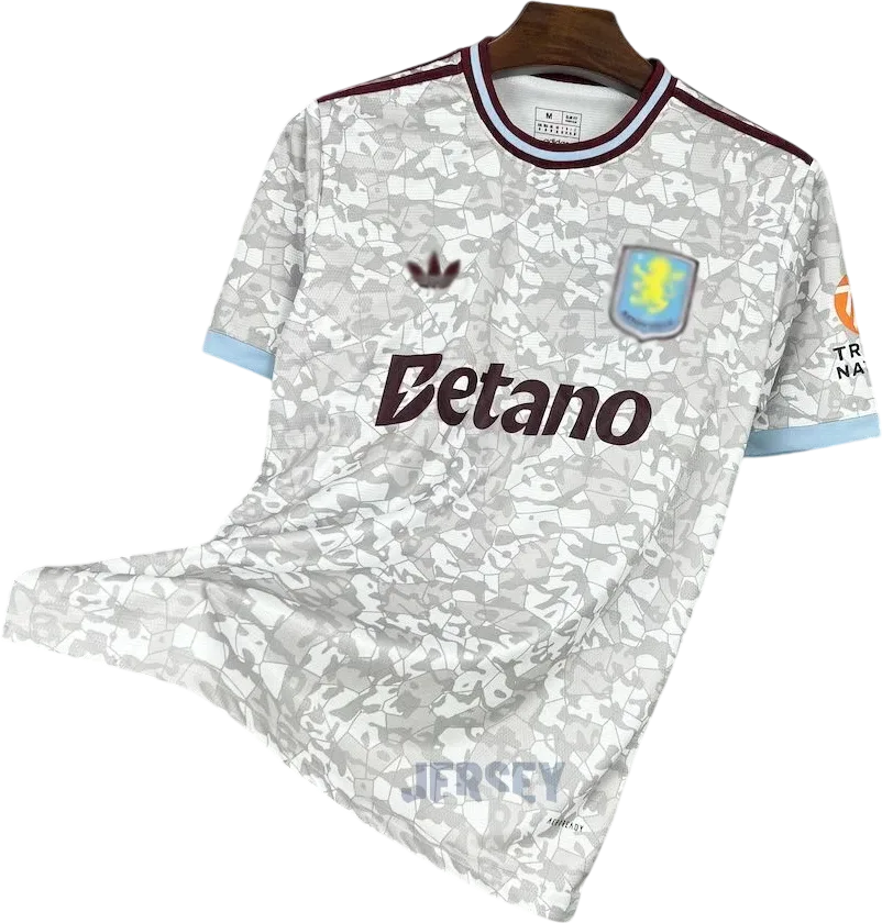Aston Villa Retro-Trikot 2024/25 Ausweich – Vorderseite