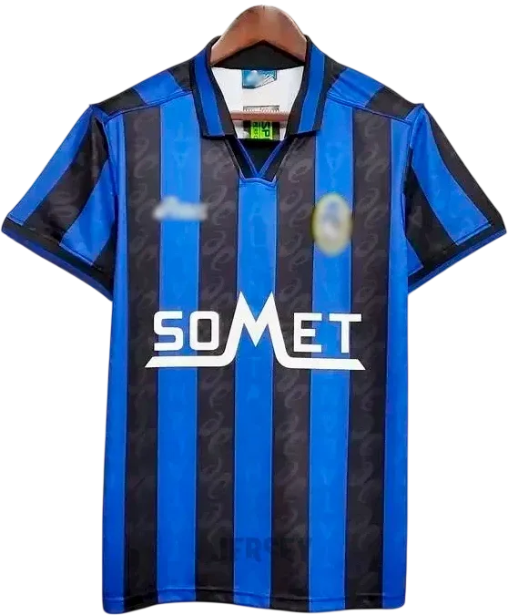 Atalanta Bergamo Retro-Trikot 1996/97 Heim – Vorderseite
