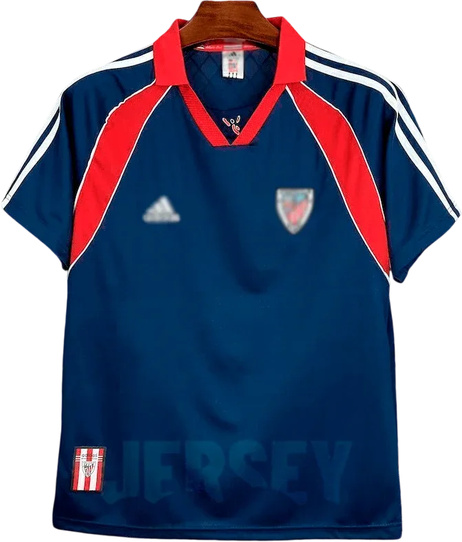 Athletic Bilbao Retro-Trikot 1999/00 Auswärts – Vorderseite