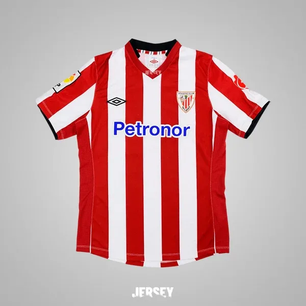 Athletic Bilbao Retro-Trikot 2012/13 Heim – Vorderseite