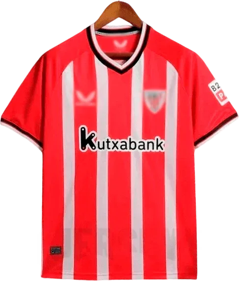 Athletic Bilbao Retro-Trikot 2023/24 Heim – Vorderseite