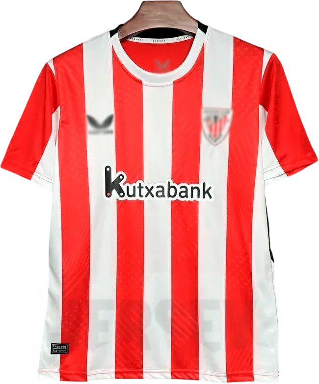 Athletic Bilbao Retro-Trikot 2024/25 Heim – Vorderseite