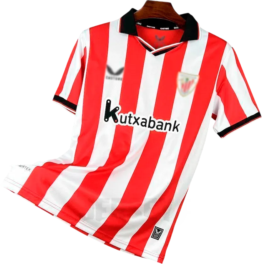 Athletic Bilbao Retro-Trikot 2025/26 Heim – Vorderseite