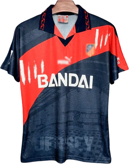 Atlético Madrid Retro-Trikot 1996/97 Auswärts – Vorderseite