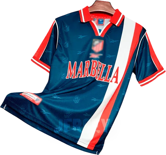 Atlético Madrid Retro-Trikot 1998/99 Auswärts – Vorderseite