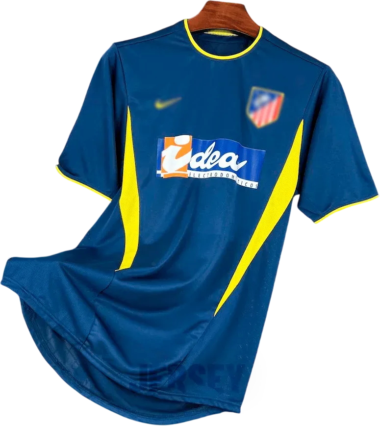 Atlético Madrid Retro-Trikot 2002/03 Auswärts – Vorderseite