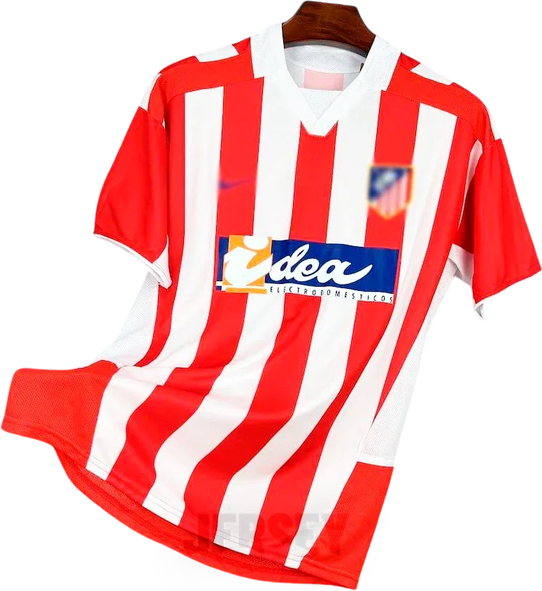 Atlético Madrid Retro-Trikot 2002/03 Heim – Vorderseite