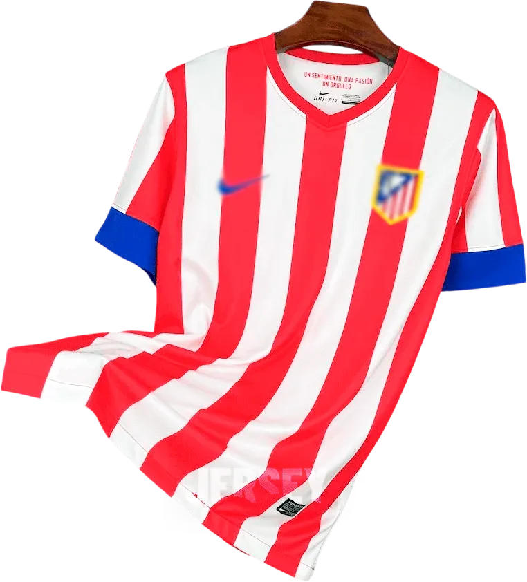 Atlético Madrid Retro-Trikot 2012/13 Heim – Vorderseite